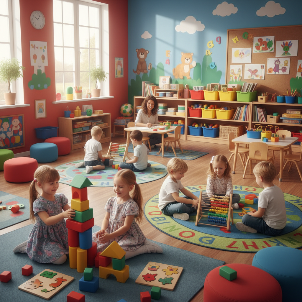Niños en clase